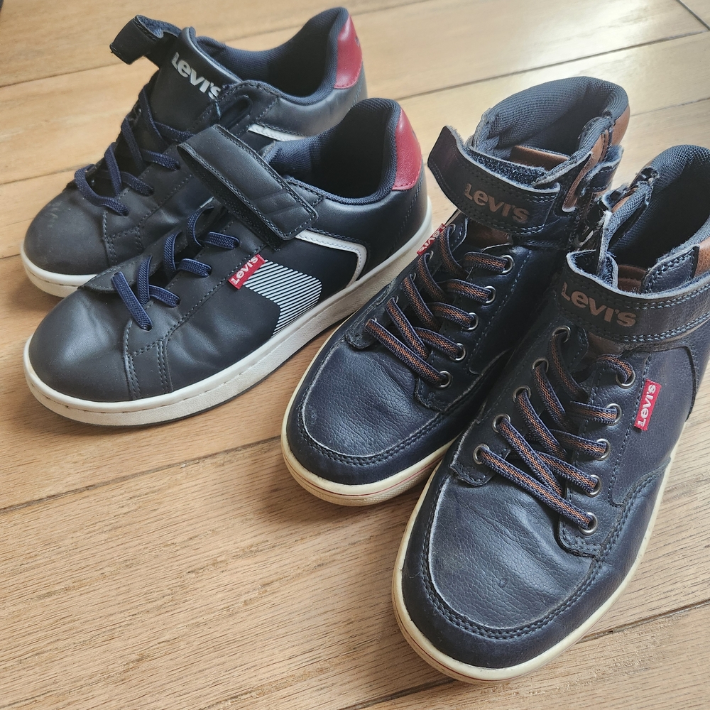 2 Kids Levi's Navy Sneakers